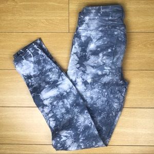 J Brand floral tie-dyed skinny jean pants
